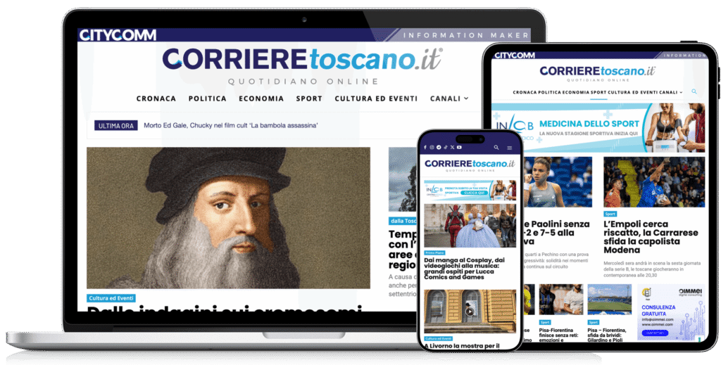 Corriere Toscano desktop, tablet e mobile