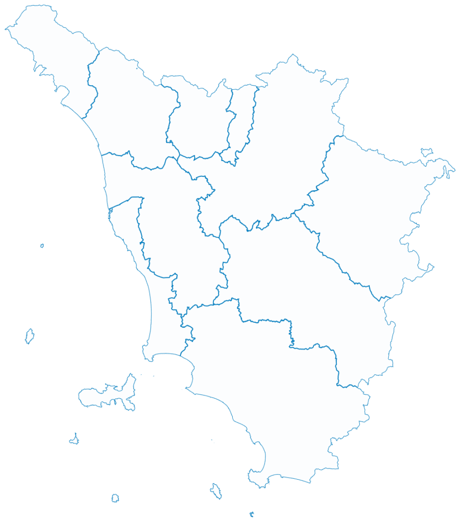 Mappa regione Toscana